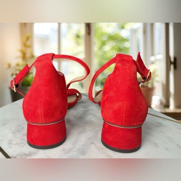 🔥 NEW 🔥 RALPH LAUREN Suede Sandal Low Heel Size 6.5 - Picture 11 of 16